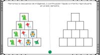 El siguiente ejercicio de memoria visual y secuencial consiste en recordar unas imágenes y la posición en la que se encuentran en una tabla para a continuación reproducirla en otra […]