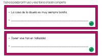 Hemos preparado esta sencilla actividad en la que nuestros alumnos/as deben de señalar dentro de una oración cual es la palabra intrusa.