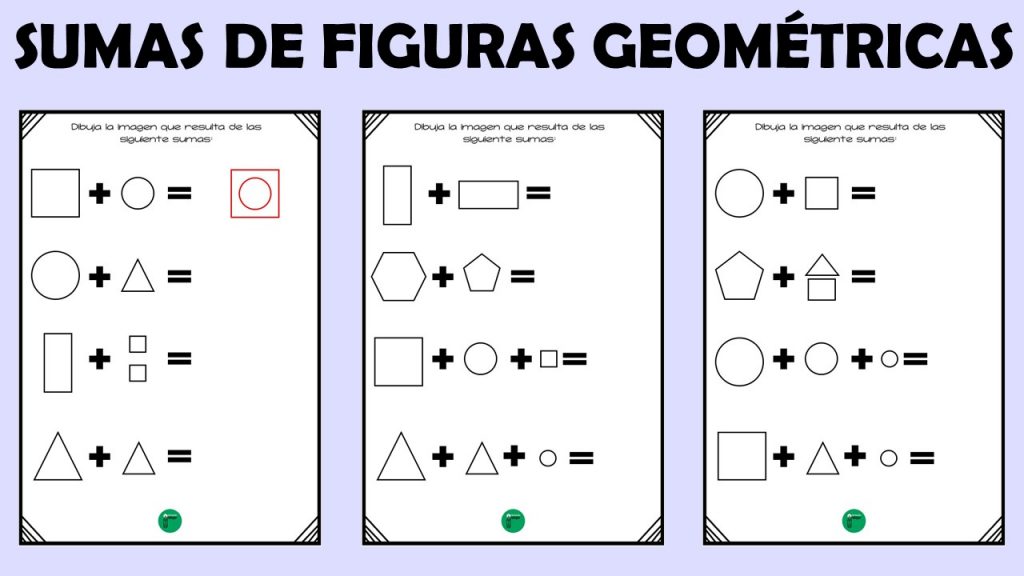 Hoy os propongo un sencillo ejercicio de razonamiento a través de la suma de diferentes figuras geométricas. El alumno deberá dibujar cual es la imagen resultante de la combinación de […]