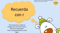 En este recurso el/la niño/a debe mencionar los cinco objetos en los cuales está pensando el osito y recordarlos. Pasando a la siguiente imagen, uno de estos objetos desaparece y […]