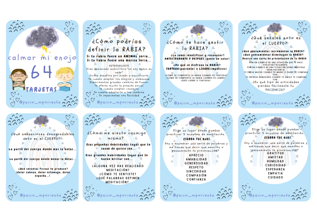 Solemos comparar el ENOJO o el ENFADO con un volcán en erupción,con un huracán potente, con una tormenta eléctrica,… ¿por qué ?…. Porque cuando nos enfadamos nos entran ganas de […]