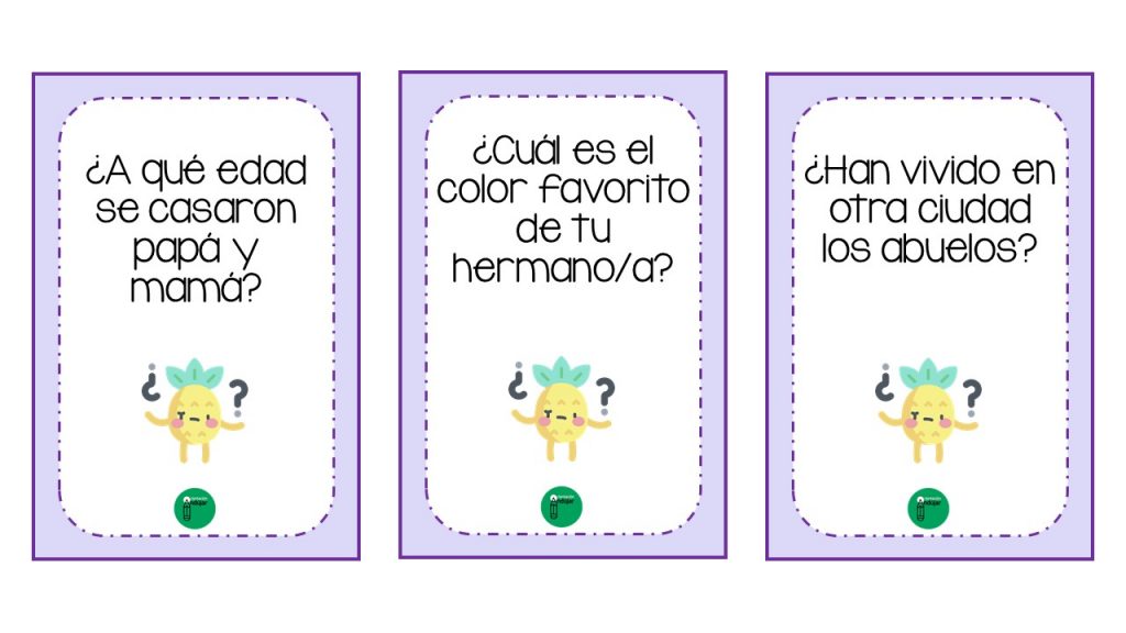 Juego de preguntas: Conoce más a tu familia - Orientacion Andujar