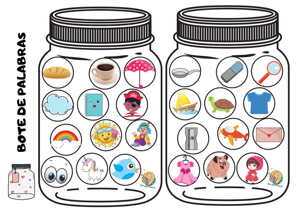 ¡CONCIENCIA FONOLÓGICA! Con estos 14 botes de palabras trabajamos la conciencia fonológica, vocabulario, asociación, atención, descripción. Observamos los objetos, alimentos, animales…que aparecen en los botes y voy identificando por qué […]