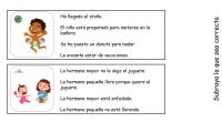 ¡Hola! Os dejamos para descargar este conjunto de 16 tarjetas para trabajar la atención, la lectura y la comprensión lectora, subrayando la que sea correcta en función de la imagen […]