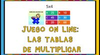 Os dejamos esta fantástica actividad interactiva con 50 preguntas multiopcción para repasar todas las tablas de multiplicar. Esperamos que os guste.