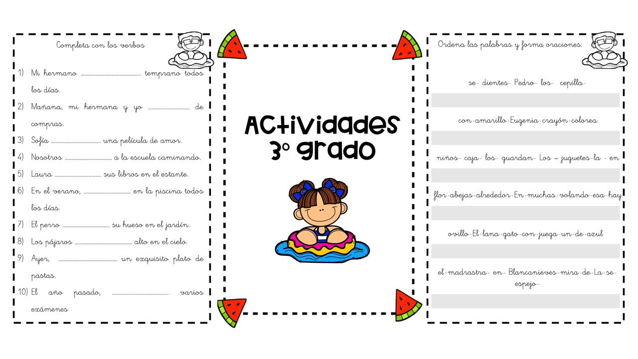 Ejercicios Para Niños De 3 Grado De Primaria