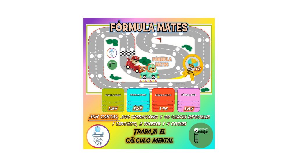  Nos juntamos @aula_pt y @orientacionandujar para traeros un material sobre las tablas de multiplicar. Es el «FÓRMULA MATES». Vamos a trabajar el cálculo mental con sumas, restas, multiplicaciones y divisiones. El cálculo mental […]