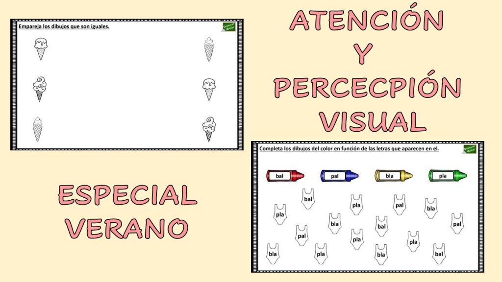 Hoy os traemos un nuevo cuaderno pensado para trabajar y repasar este verano la atención y la percepción visual. Se trata de una recopilación de las mejores actividades que hemos […]