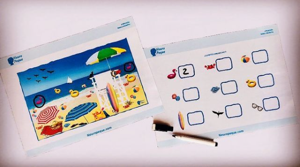 Hoy voy a compartir una material muy “veraniego” para trabajar la atención y que me parece que es muy completo. Se denomina “busca y encuentra”. Esta actividad incluye dos hojas. […]