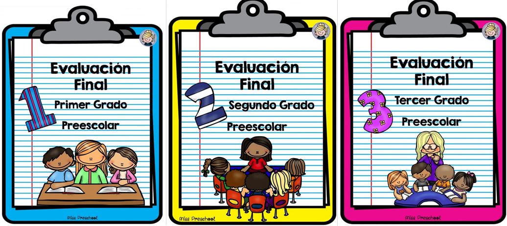 Evaluación final para todos los grados de infantil y preescolar -  Orientacion Andujar