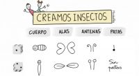 He preparado esta divertida plantilla para crear insectos. El funcionamiento es muy sencillo: solo necesitáis un dado, lápiz o rotuladores y papel.