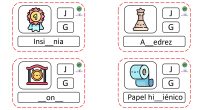 ¡Hola! Hoy os traemos la segunda y última parte para trabajar la ortografía de la J y la G. En este caso, os traemos otras 40 tarjetas que podéis unir […]