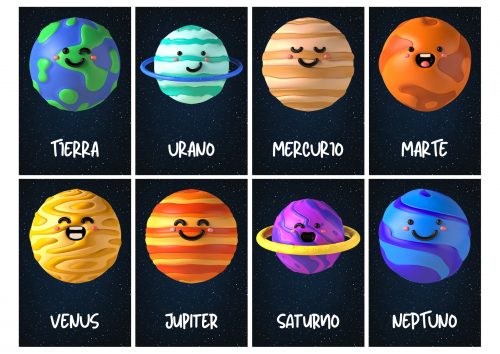 Sistema solar de planetas para niños fotografías e imágenes de