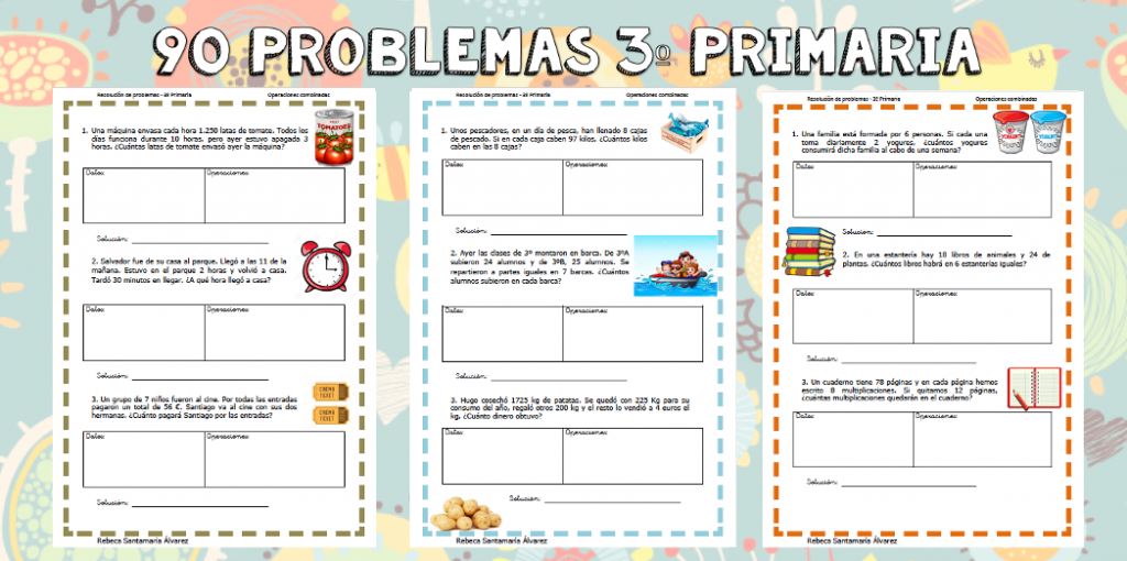 Rebeca Santamaría nos manda esta  SEGUNDA  entrega de problemas estupenda y original recopilación de problemas para el primer ciclo de primaria. Que se suma a las  anteriormente publicadas para primero […]