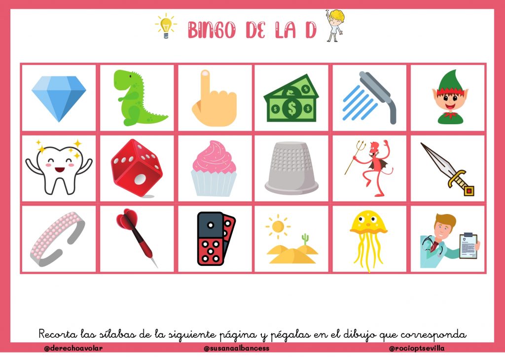De la mano de @derechoavolar @rocioptsevilla @susanaalbancess os traemos este fenomenal método de lectoescritura que vamos a compartir desde orientación ANDUJAR con todos nuestros seguidores. SEXTA ENTREGA LETRA D. En esta […]
