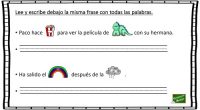 A continuación os traemos un ejercicio para trabajar la lectoescritura a partir de la lectura globalizada;  ésta hace referencia a una vía que facilita el proceso de aprendizaje de la […]