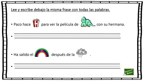 A continuación os traemos un ejercicio para trabajar la lectoescritura a partir de la lectura globalizada;  ésta hace referencia a una vía que facilita el proceso de aprendizaje de la […]