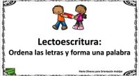 Os hemos preparado esta actividad para trabajar en el aula, especialmente con alumnos que tengan o puedan tener problemas lectoescritores. El objetivo es ordenar las letras y formar una palabra, […]