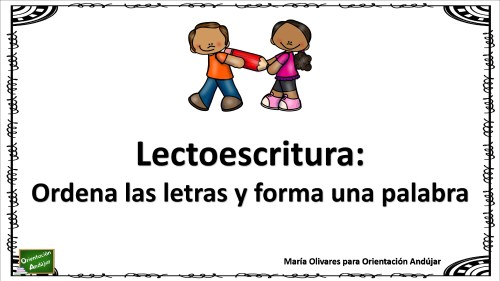 Os hemos preparado esta actividad para trabajar en el aula, especialmente con alumnos que tengan o puedan tener problemas lectoescritores. El objetivo es ordenar las letras y formar una palabra, […]