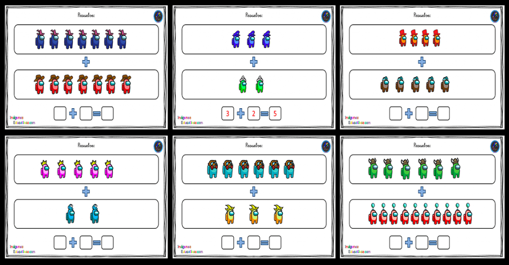 Esta plantilla la utilicé con mis alumnos de tercero de primaria para practicar las sumas con llevadas y les encantó. Algunas sumas están mal hechas, esos son los impostores como […]