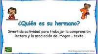 ¿Recordáis el juego «¿Quién es quién?»? , pues la siguiente actividad os puede resultar familiar ya que con una dinámica similar vamos a trabajar la comprensión lectora y la asociación […]