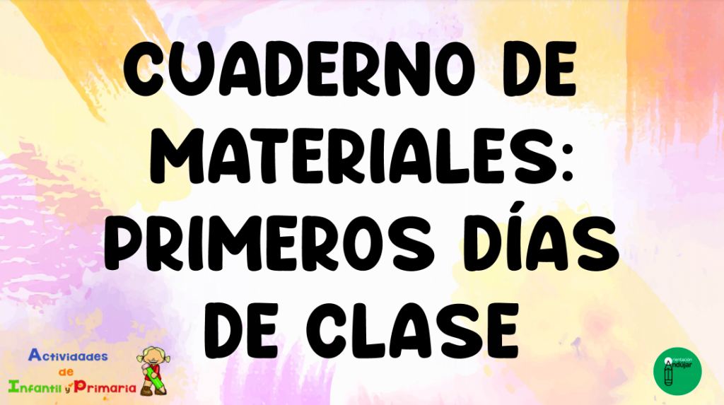 Os presentamos este maravilloso cuaderno para que los primeros días de clase te sean más llevaderos, DE VENTA EN NUESTRA TIENDA 6 EUROS + IVA https://orientacionandujar.gumroad.com/l/PRIMEROSDIAS ES VÁLIDO PARA TODAS […]