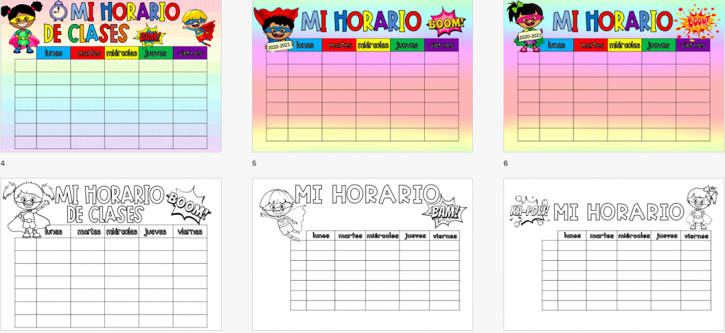 Empezamos desde Orientación Andújar con este fantástico material para el inicio del curso se trata de unos divertidos horarios con la temática de super héroes estén en color y blanco […]