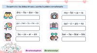 LA SÍLABA INTRUSA. ¡Hola! En esta actividad de conciencia silábica tenemos que buscar la o las sílabas que se han colado en la palabra presentada en sílabas y escribirla correctamente. […]