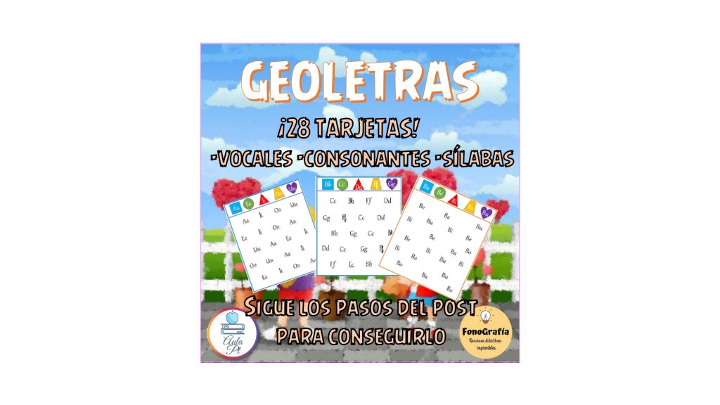 Hoy os traemos Dani de @fono.grafia02 y  Carlos de @aula_pt para compartir con vosotras este juego para trabajar el abecedario y las sílabas, se llama «Geoletras». Son tarjetas en las que habrá […]