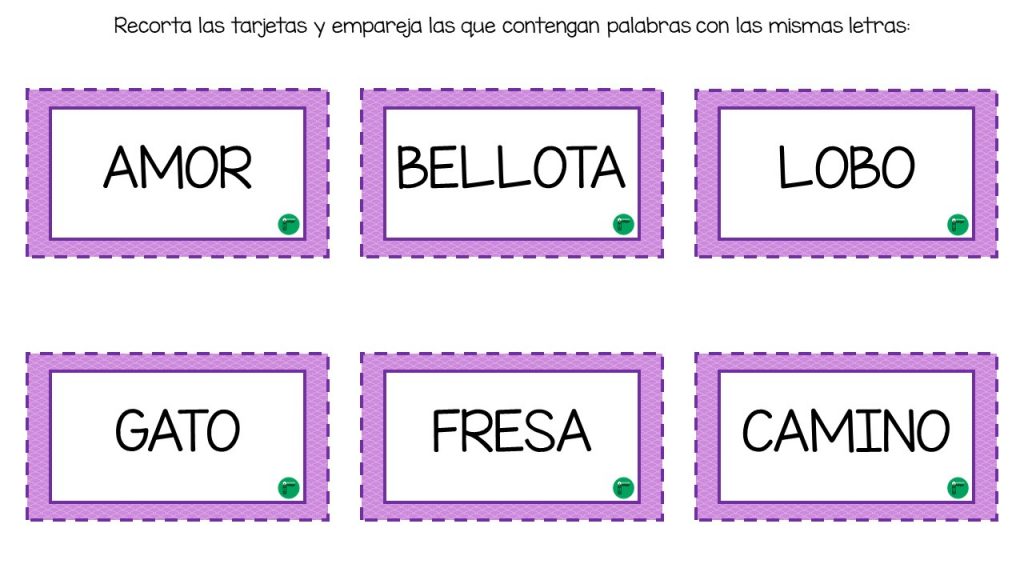 Se conoce como anagrama a un tipo de juego que se realiza al mezclar o cambiar el orden de las letras de una palabra y obtener otra u otras diferentes. […]