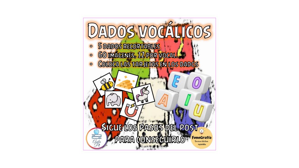 ¡Hola! ? Hoy os traemos Dani de @fono.grafia02 y Carlos de @aula_pt para compartir con vosotras este juego para trabajar las vocales de una mera divertida y diferente, se llama «Dados vocálicos». […]