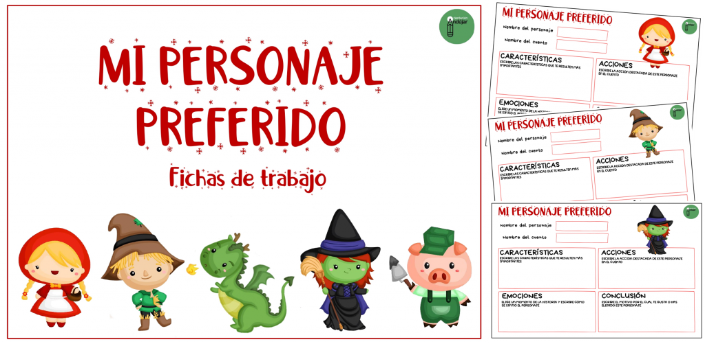 Hoy os traemos una bonita propuesta para trabajar luego de la lectura de cuentos infantiles.  La idea es que los niños elijan un personaje preferido y escriban sobre él/ella: sus […]