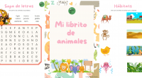 Hoy os comparto este librito con actividades variadas sobre animales para niños.  Se puede trabajar la atención, discriminación visual, asociaciones semánticas y vocabulario.  En su librito, cada niño debe asociar […]