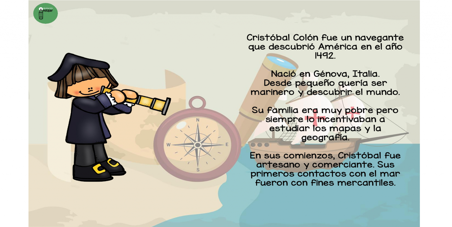 Cuento ilustrado sobre el descubrimiento de América 12 de octubre