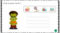 A continuación, os presento una divertida actividad para que nuestros alumnso trabajen la expresión escrita y la escritura creativa. El objetivo del ejercicio es que los alumnos averiguen que le […]