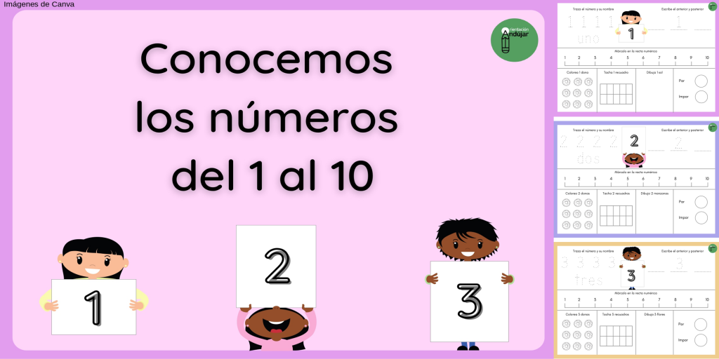Hoy os comparto estas completas fichas para conocer los números del 1 al 10. En ellas los niños podrán trabajar: su grafía su nombre la cantidad el anterior y el […]