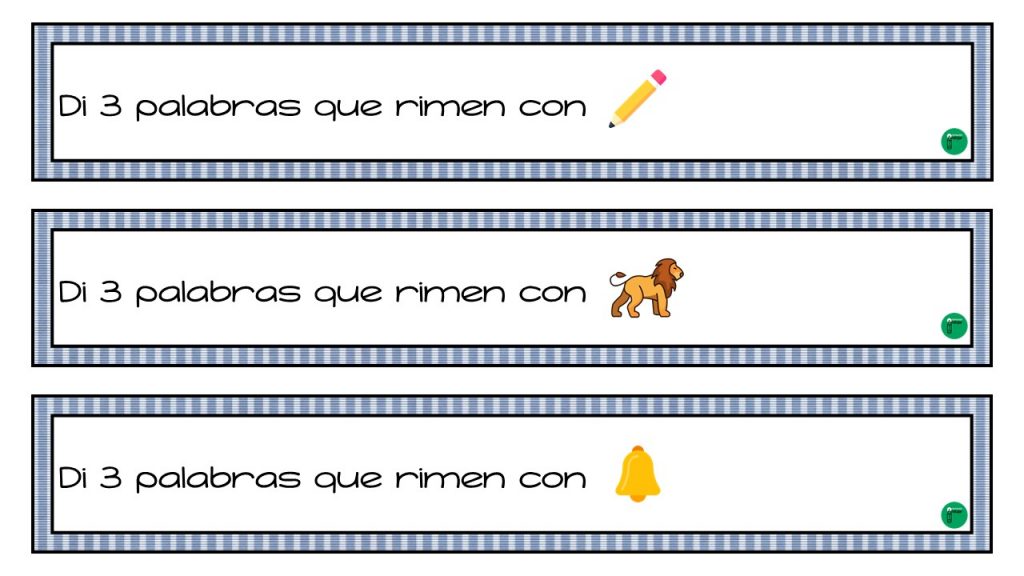 El siguiente material es un recurso muy completo ya que nos permite trabajar la conciencia fonológica a través de las palabras que riman, pero además sirve para ejerictar la velocidad […]