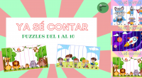 Hoy os comparto esta divertida actividad para los más peques.  Se trata de puzzles con bonitas imágenes divididos en piezas verticales con los números del 1 al 10. Los niños, […]