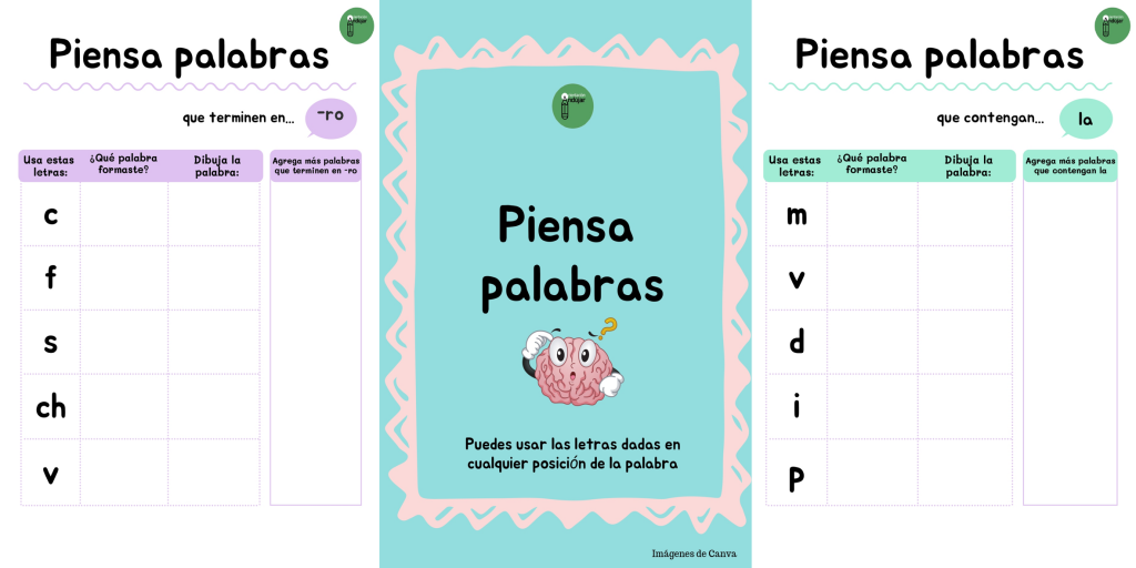 Hoy os compartimos esta interesante propuesta para trabajar con el lenguaje y la lectoescritura.  Consiste en pensar palabras que contengan o terminen en determinadas sílabas utilizando las letras dadas. Estas […]