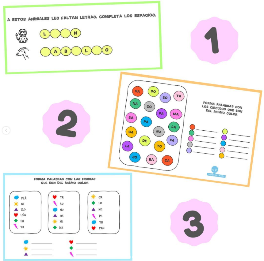 Consta de 10 páginas con actividades variadas para trabajar la conciencia fonológica, silábica, atención y mucho más ☺️ La escritura, junto a la lectura, son las dos armas más poderosas […]