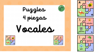 Hoy os compartimos estos puzzles para trabajar las vocales de manera divertida.  Consiste en dos puzzles por cada vocal, uno en cursiva y otro en imprenta, con imágenes asociadas.  Con […]