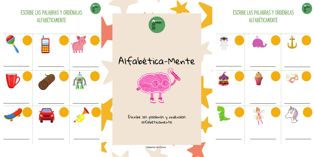 Hoy os comparto este material para trabajar el orden alfabético.  Los niños deben escribir el nombre de la imagen y luego en los círculos señalados a un costado, enumerarlos según […]