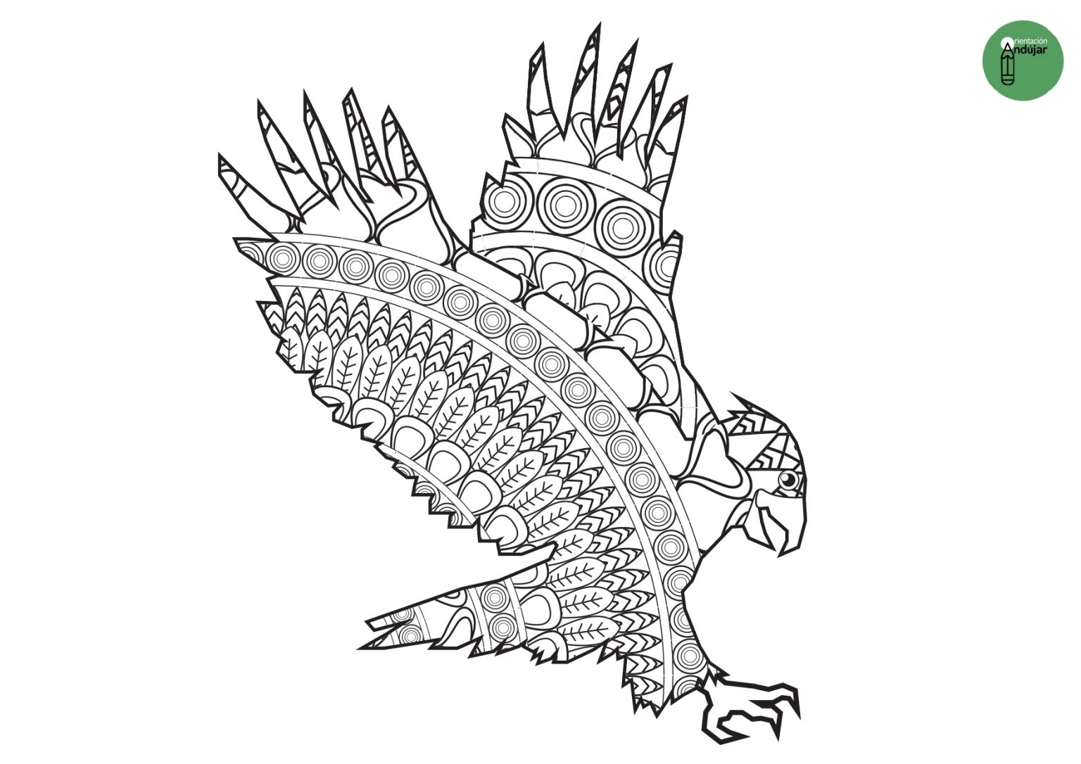 Bonitos mandalas de animales para colorear - Orientacion Andujar