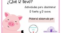 Completa colección de actividades para trabajar la discriminación de la R fuerte y la R suave. En este material podrás encontrar: actividades manipulativas, ejercicios de lectoescritura, divertidos juegos y mucho […]