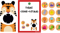 Hoy jugamos con el divertido tigre come-letras. En su barriga colocamos la letra que deseamos trabajar y el niño debe alimentarlo con la galleta cuya imagen comienza con dicho grafema. […]