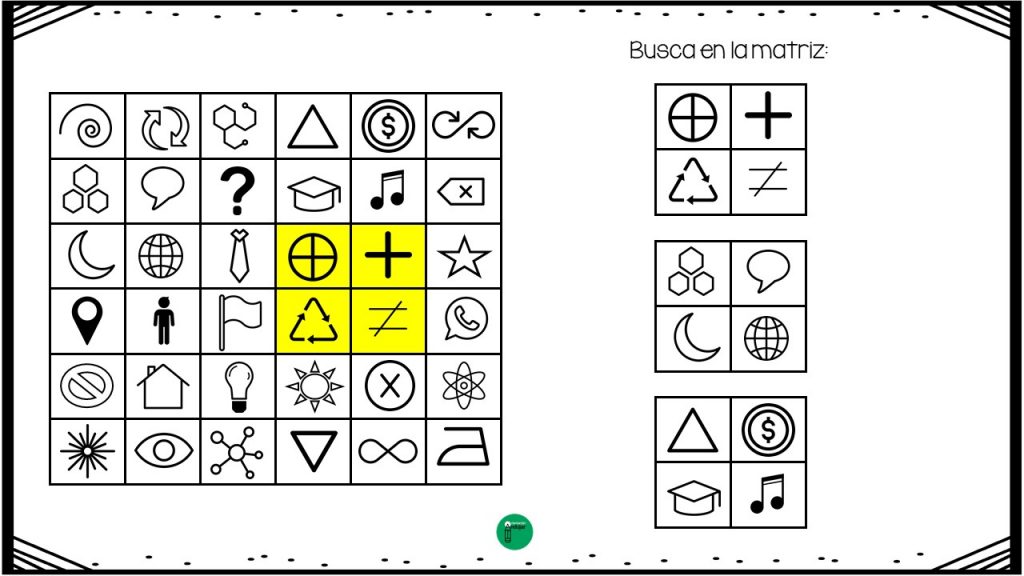 A continuación, os comparto una ficha para trabajar la atención y concentración mediante la discriminación visual. Una de las principales funciones ejecutivas, es la atención por eso es tan importante […]