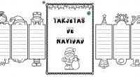 Os traemos esta propuesta de tarjetas navideñas para escribir y colorear. Se pueden plegar para que se unan la parte superior e inferior formándose una bonita imagen. En ellas podemos […]