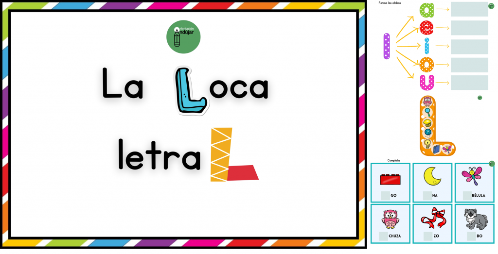 Previamente habíamos publicado «La Maravillosa letra M». Hoy es el turno de la letra L.  En el cuadernillo «La Loca letra L» encontrarás distintas actividades para trabajar este fonema: un […]