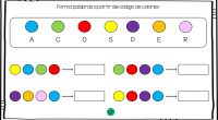 Este ejercicio combina el uso de colores y letras para formar palabras a partir de un código específico. El objetivo es que los participantes asocien cada color con una letra […]