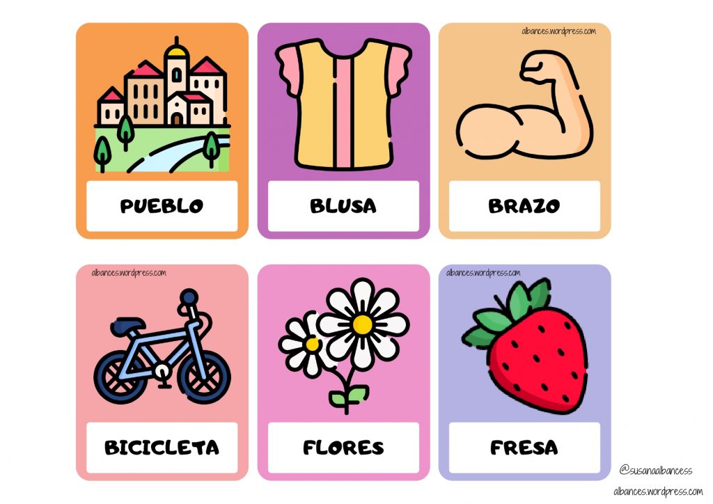 Hoy os comparto 36 tarjetas para trabajar los sinfones/trabadas con los sonidos/letras l y r. Me sirven tanto para trabajar las dislalias como para trabajar la lectura y la escritura. […]